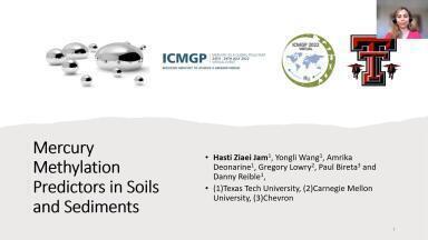 Mercury Methylation Predictors in Soils and Sediments
